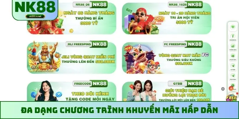 Đa dạng chương trình khuyến mãi hấp dẫn