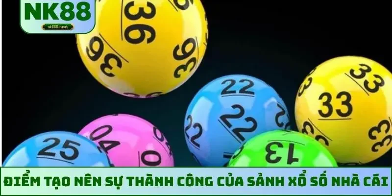 Điểm tạo nên sự thành công của sảnh xổ số nhà cái
