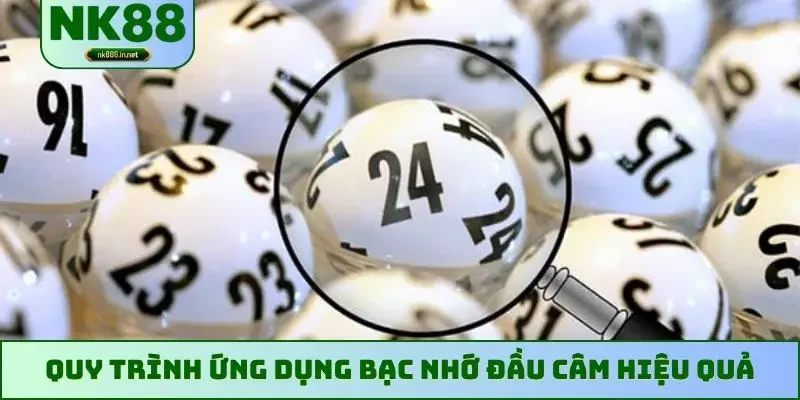 Quy trình ứng dụng bạc nhớ đầu câm hiệu quả